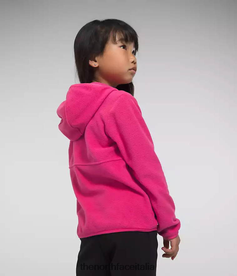 The North Face vestiario 460N8D692 Sig. rosa bambini Felpa con cappuccio e zip intera Glacier