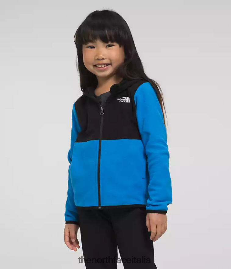 The North Face vestiario 460N8D693 blu ottico bambini Felpa con cappuccio e zip intera Glacier