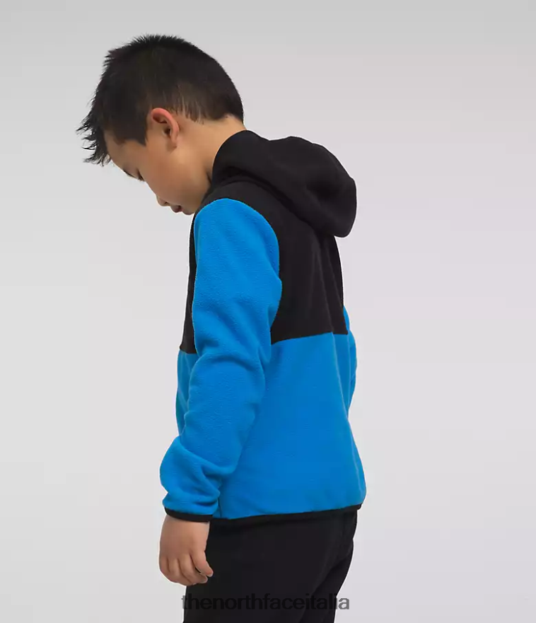 The North Face vestiario 460N8D693 blu ottico bambini Felpa con cappuccio e zip intera Glacier