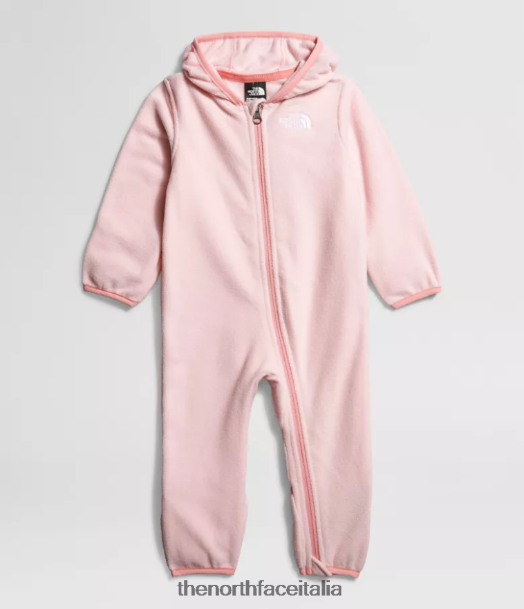 The North Face vestiario 460N8D1112 rosa purpureo Bambino pezzo unico del ghiacciaio