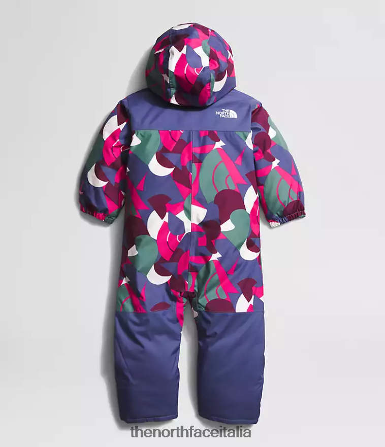 The North Face vestiario 460N8D275 Sig. grande stampa astratta rosa Bambino tuta da neve libertà