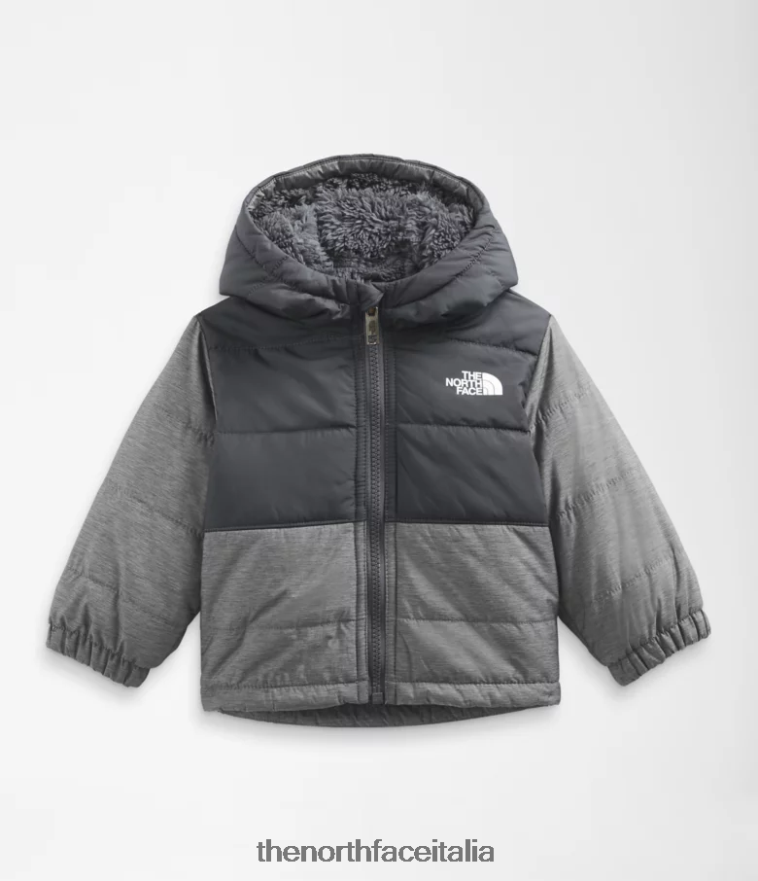 The North Face vestiario 460N8D865 tnf grigio erica medio Bambino giacca reversibile mt chimbo con zip intera
