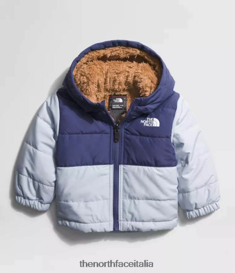 The North Face vestiario 460N8D866 pervinca polverosa Bambino giacca reversibile mt chimbo con zip intera