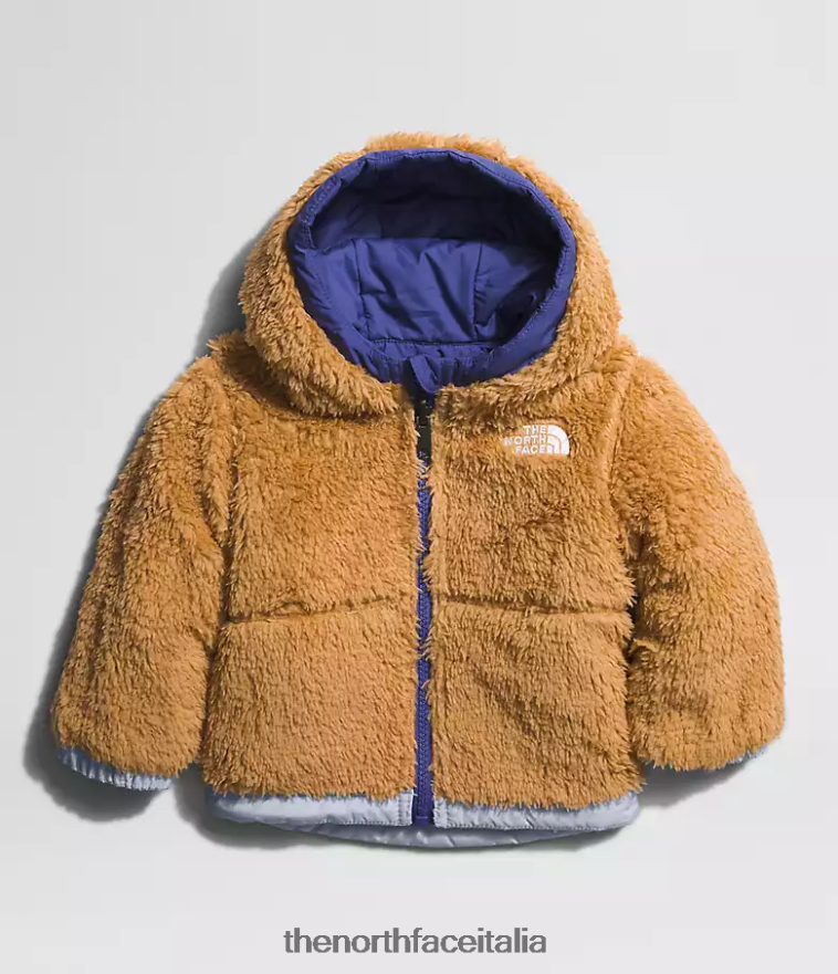 The North Face vestiario 460N8D866 pervinca polverosa Bambino giacca reversibile mt chimbo con zip intera