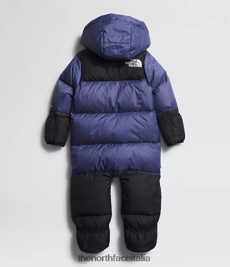 The North Face vestiario 460N8D93 grotta blu Bambino Costume intero retrò nuptse del 1996