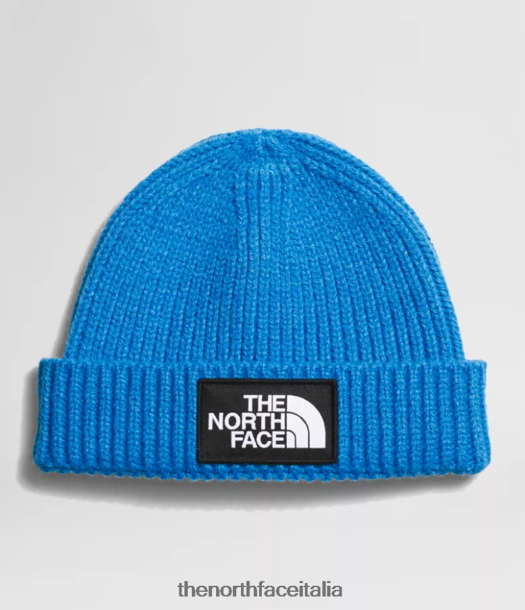 The North Face accessorio 460N8D534 blu ottico Bambino berretto con logo a scatola