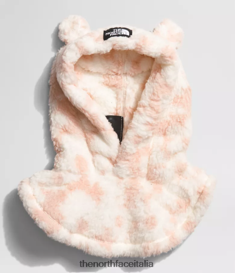 The North Face accessorio 460N8D820 stampa floreale sbiadita gardenia bianca Bambino sopportare il soave cappuccio oso