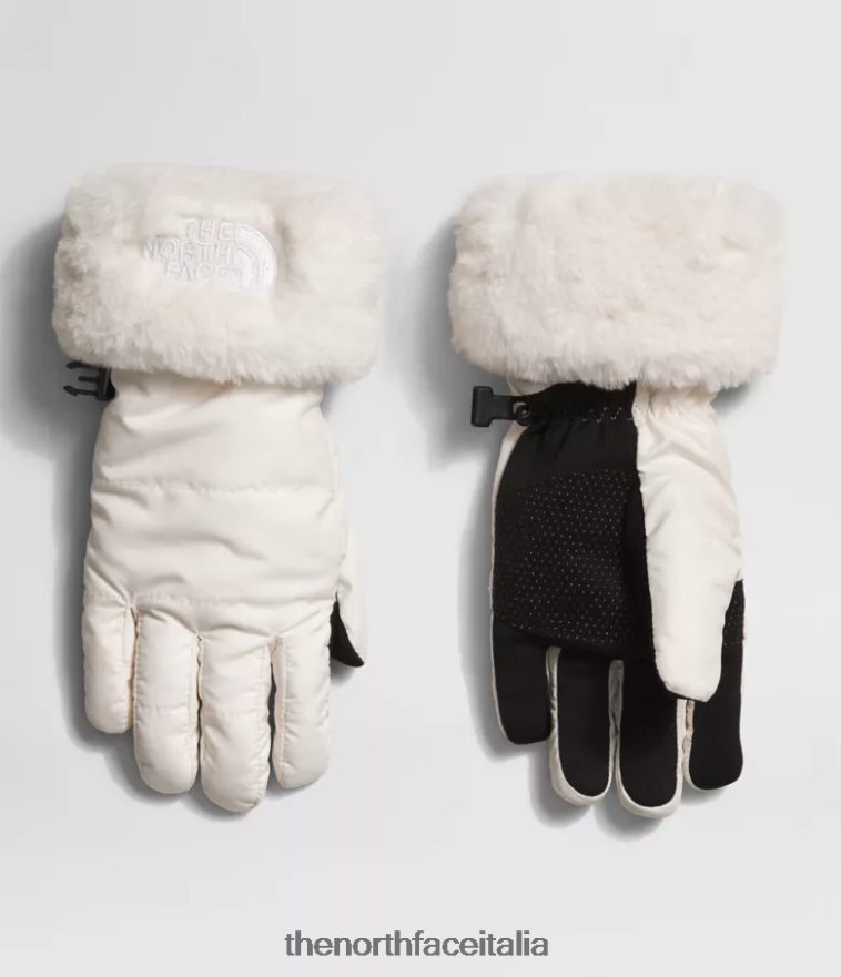 The North Face accessorio 460N8D1029 gardenia bianca bambini Guanti a spirale di muschio