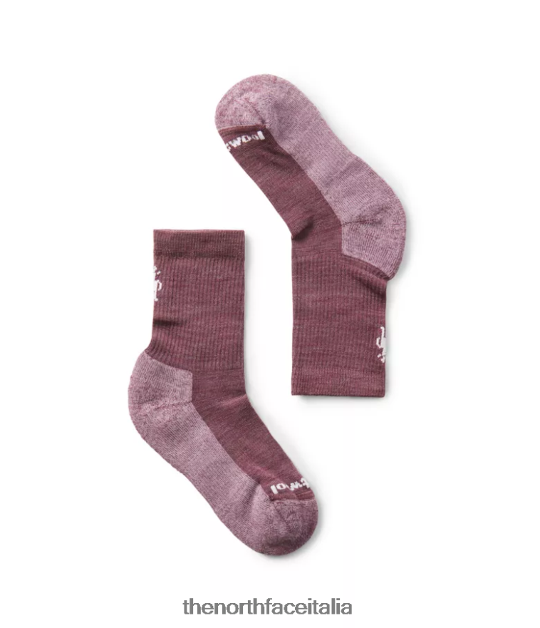 The North Face accessorio 460N8D343 viola a rombi bambini calzini leggeri per l'escursione con cuscino