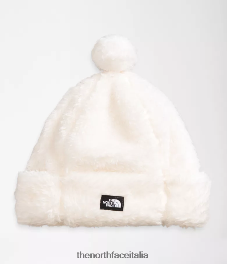The North Face accessorio 460N8D528 gardenia bianca bambini berretto oso soave