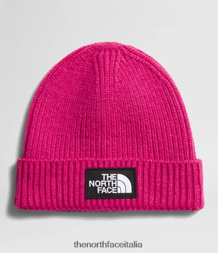 The North Face accessorio 460N8D762 Sig. rosa bambini Berretto con risvolto con logo tnf box