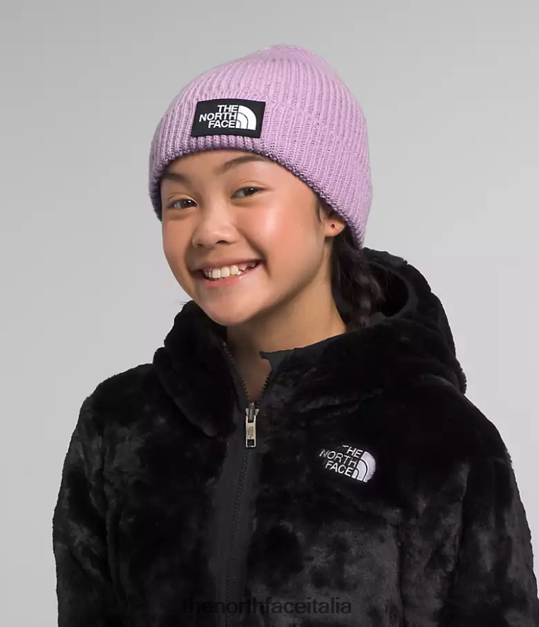 The North Face accessorio 460N8D76 lupino bambini Berretto con risvolto con logo tnf box