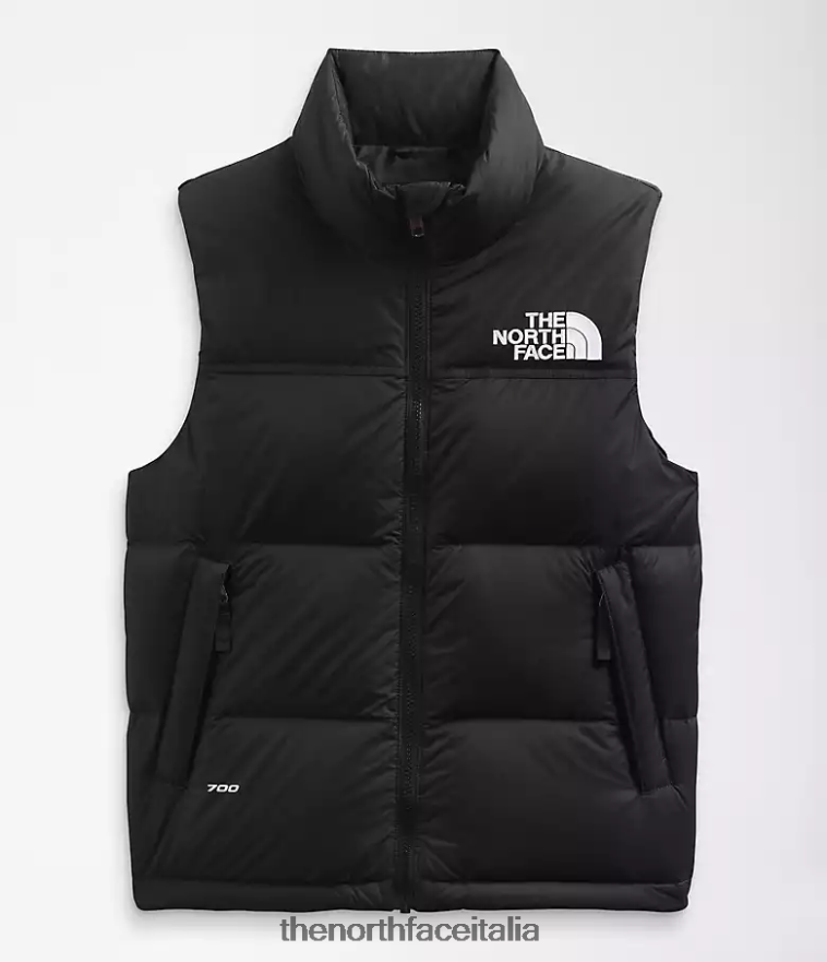 The North Face vestiario 460N8D187 grazie nero bambini Gilet retrò nuptse del 1996