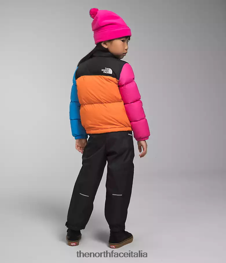 The North Face vestiario 460N8D530 mandarino bambini Giacca nuptse retrò del 1996