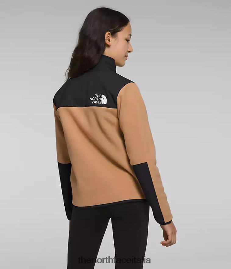The North Face vestiario 460N8D583 burro di mandorle bambini giacca denali