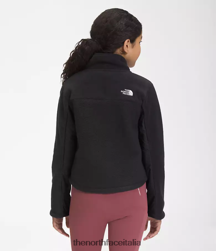The North Face vestiario 460N8D71 grazie nero bambini giacca mashup in pile