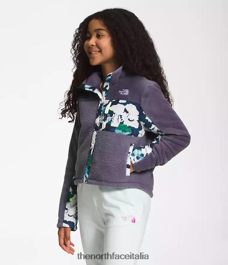 The North Face vestiario 460N8D73 ardesia lunare bambini giacca mashup in pile