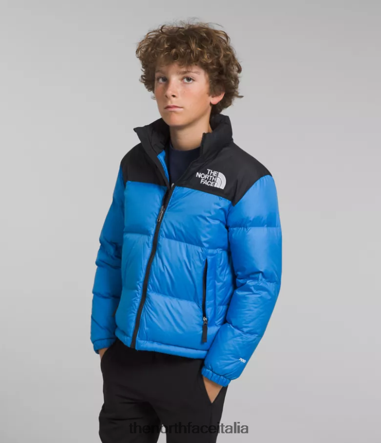 The North Face vestiario 460N8D907 blu super sonico bambini Giacca nuptse retrò del 1996
