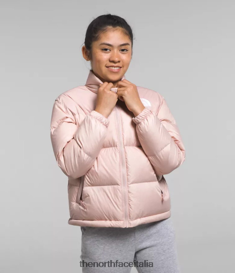 The North Face vestiario 460N8D912 muschio rosa bambini Giacca nuptse retrò del 1996 - Clicca l'immagine per chiudere