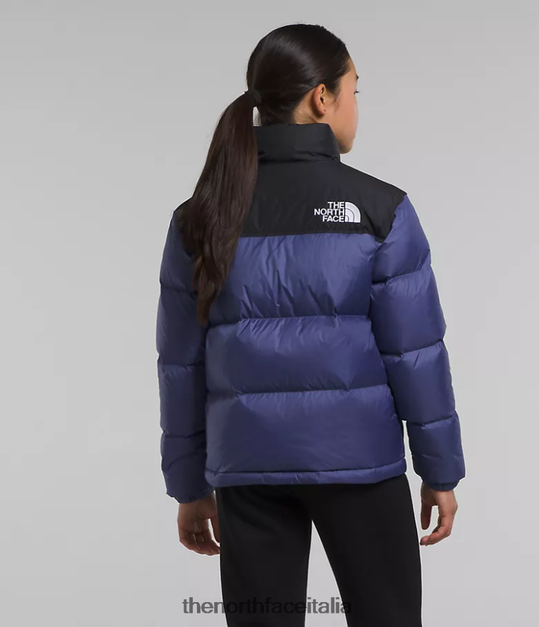 The North Face vestiario 460N8D914 grotta blu bambini Giacca nuptse retrò del 1996