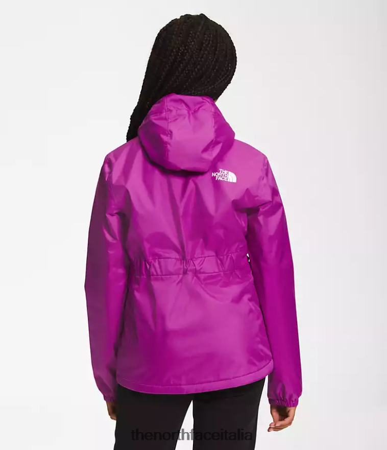 The North Face vestiario 460N8D391 fiore di cactus viola bambini calda giacca antipioggia da tempesta