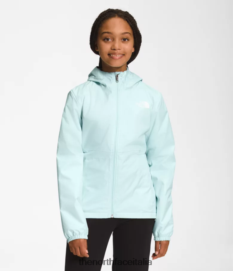 The North Face vestiario 460N8D392 lucernario blu bambini calda giacca antipioggia da tempesta