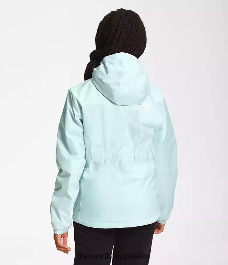 The North Face vestiario 460N8D392 lucernario blu bambini calda giacca antipioggia da tempesta