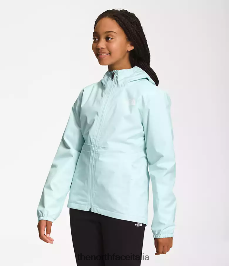 The North Face vestiario 460N8D392 lucernario blu bambini calda giacca antipioggia da tempesta