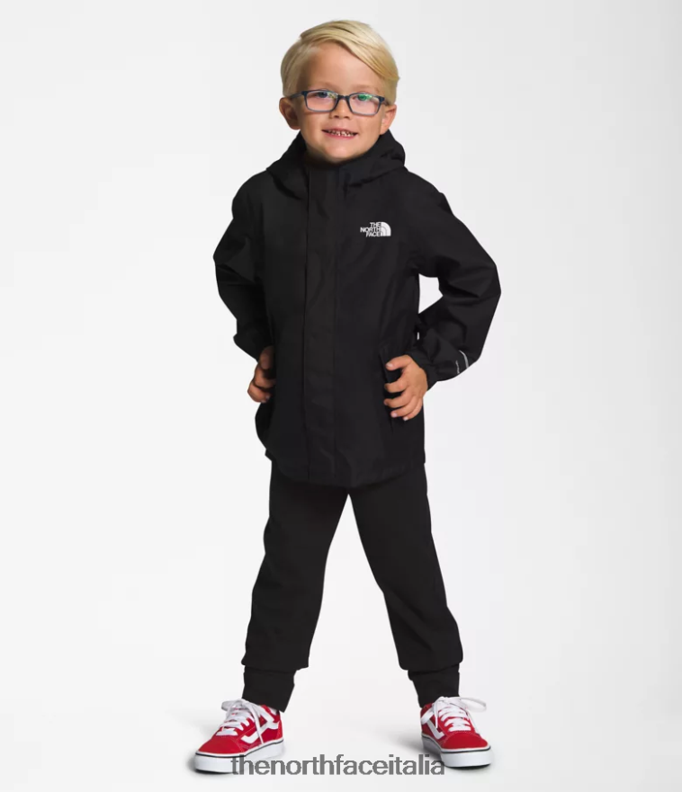 The North Face vestiario 460N8D84 grazie nero bambini giacca antipioggia antora