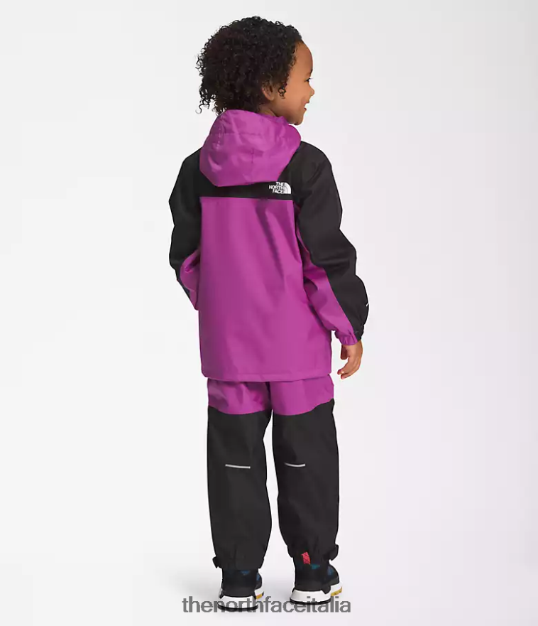 The North Face vestiario 460N8D88 fiore di cactus viola bambini giacca antipioggia antora