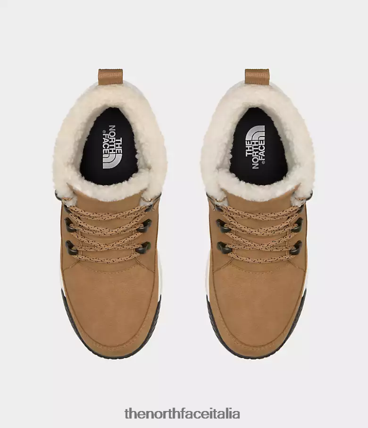 The North Face calzature 460N8D1101 burro di mandorle/tnf nero donne stivali impermeabili Sierra Mid in pizzo