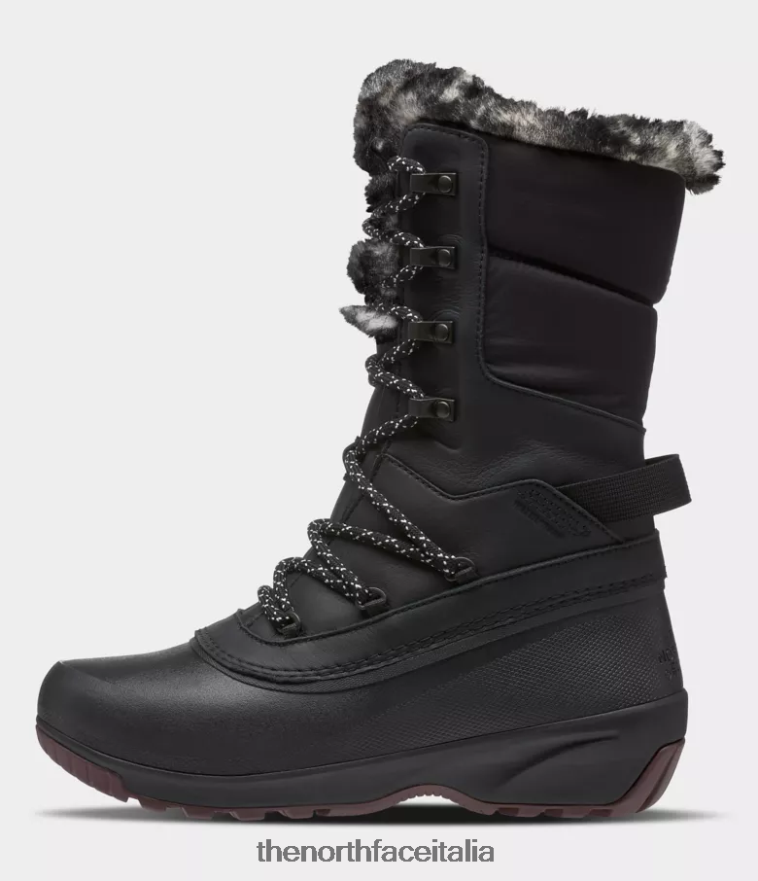The North Face calzature 460N8D905 tnf nero/bianco gardenia donne stivali impermeabili shellista iv di lusso