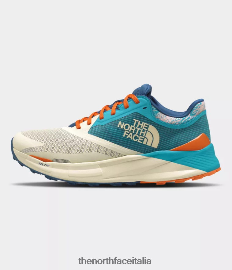 The North Face calzature 460N8D387 stampa di sentieri incantati di pesca tropicale/stampa blu super sonica dell'orgoglio donne scarpe vectiv enduris 3