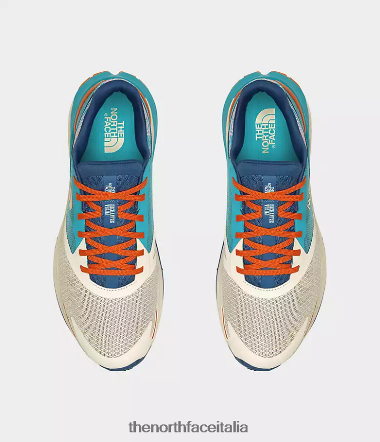 The North Face calzature 460N8D387 stampa di sentieri incantati di pesca tropicale/stampa blu super sonica dell'orgoglio donne scarpe vectiv enduris 3