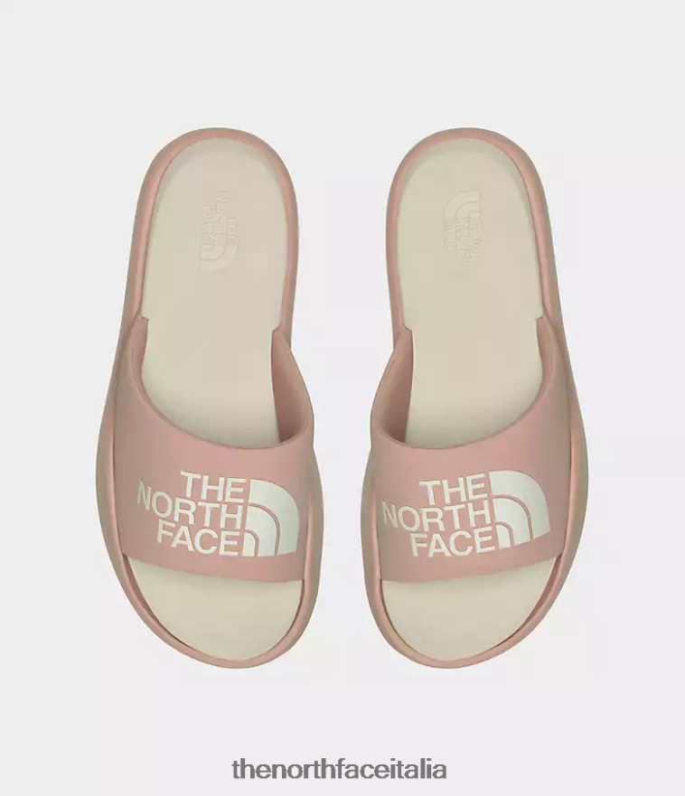 The North Face calzature 460N8D171 muschio rosa/gardenia bianca donne diapositive del triarcato