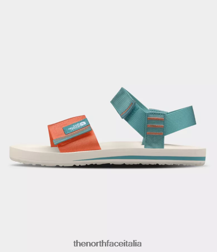 The North Face calzature 460N8D256 bianco gardenia/arancio corallo polveroso donne sandali skeena