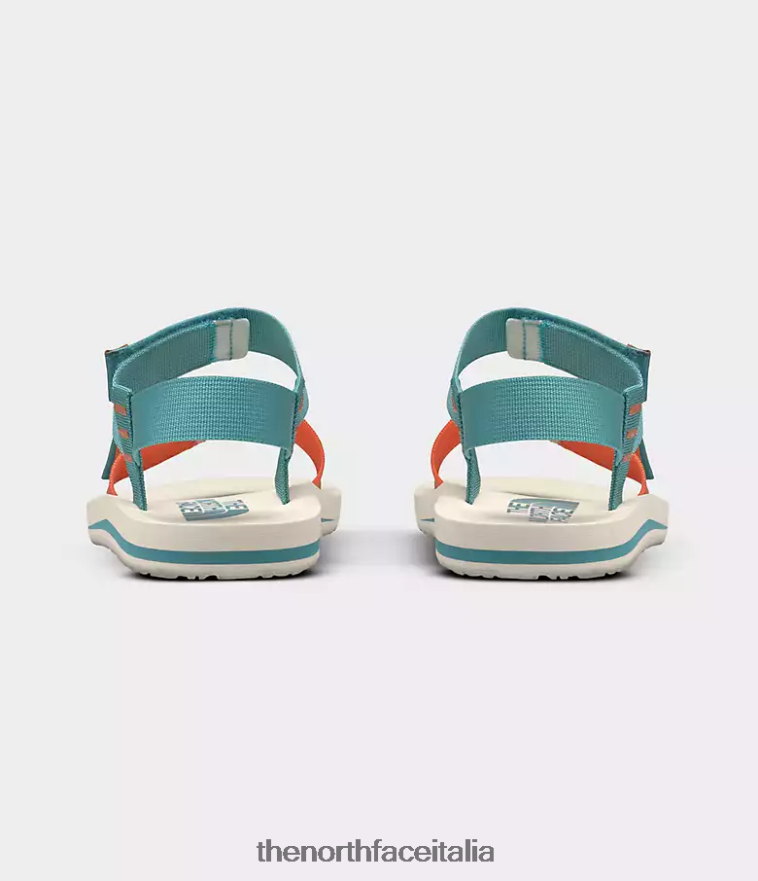 The North Face calzature 460N8D256 bianco gardenia/arancio corallo polveroso donne sandali skeena