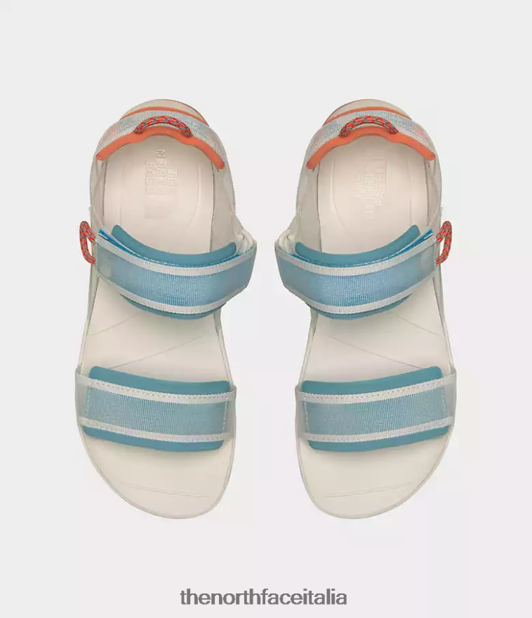 The North Face calzature 460N8D516 bianco gardenia/arancio corallo polveroso donne sandali sportivi skeena