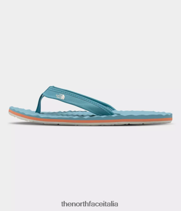 The North Face calzature 460N8D63 campo base acque della barriera corallina/gardenia bianca donne mini slip-on del campo base ii