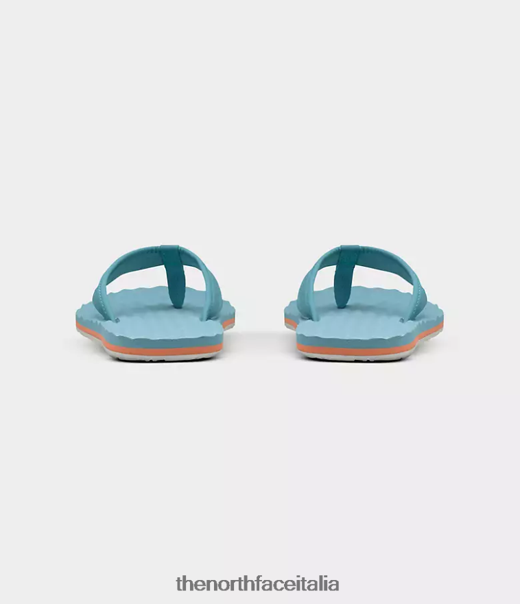 The North Face calzature 460N8D63 campo base acque della barriera corallina/gardenia bianca donne mini slip-on del campo base ii