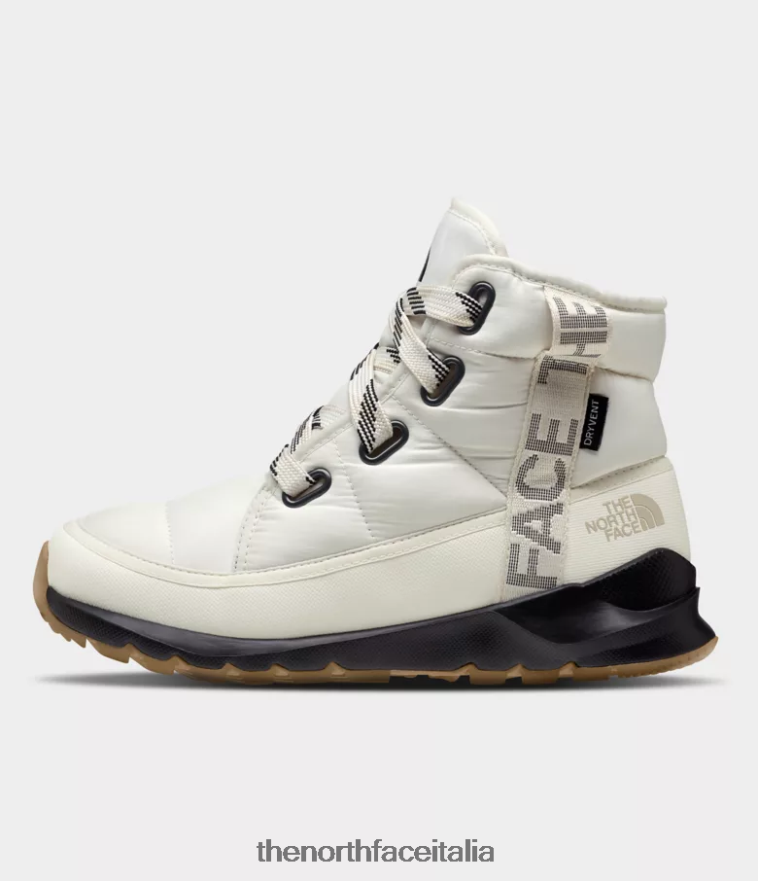 The North Face calzature 460N8D815 gardenia bianco/tnf nero donne Stivali impermeabili di lusso con lacci Thermoball