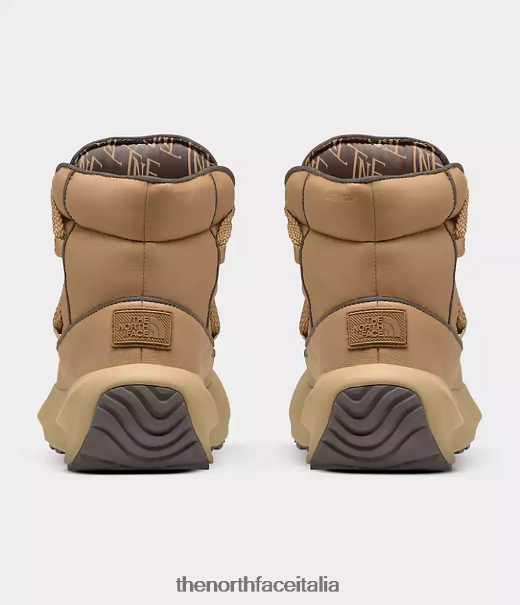 The North Face calzature 460N8D855 burro di mandorle/marrone falco donne stivali impermeabili in pizzo termoball halseigh