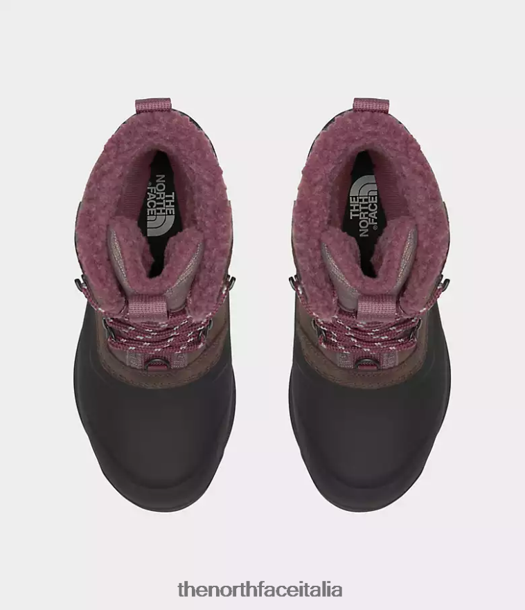 The North Face calzature 460N8D947 tortora profondo/nero tnf donne Stivali impermeabili Childat V400