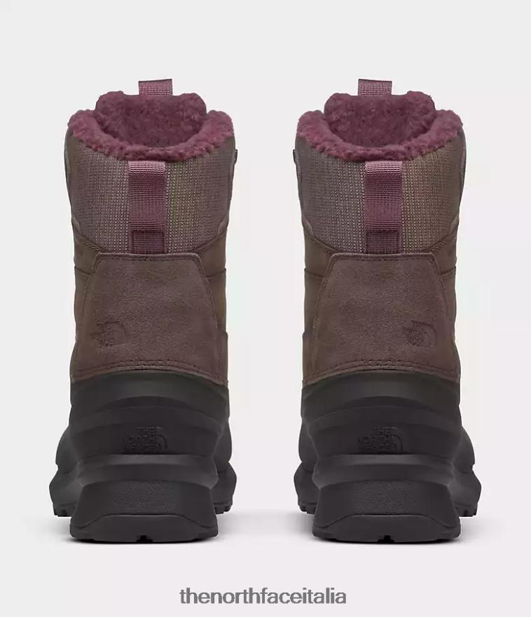 The North Face calzature 460N8D947 tortora profondo/nero tnf donne Stivali impermeabili Childat V400