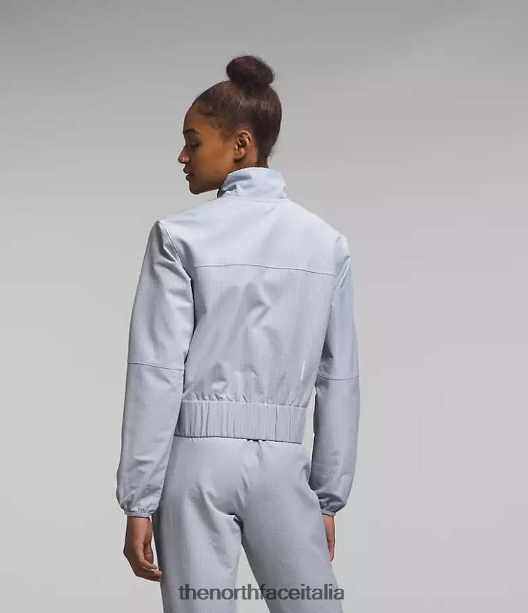 The North Face vestiario 460N8D569 erica pervinca polverosa donne griglia tekware full-zip