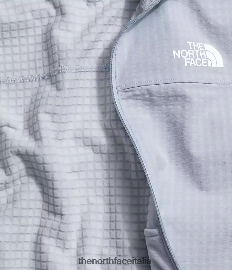 The North Face vestiario 460N8D569 erica pervinca polverosa donne griglia tekware full-zip