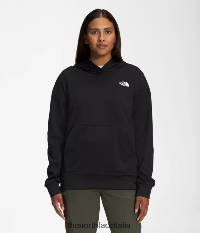 The North Face vestiario 460N8D1231 grazie nero donne Felpa con cappuccio Canyonlands