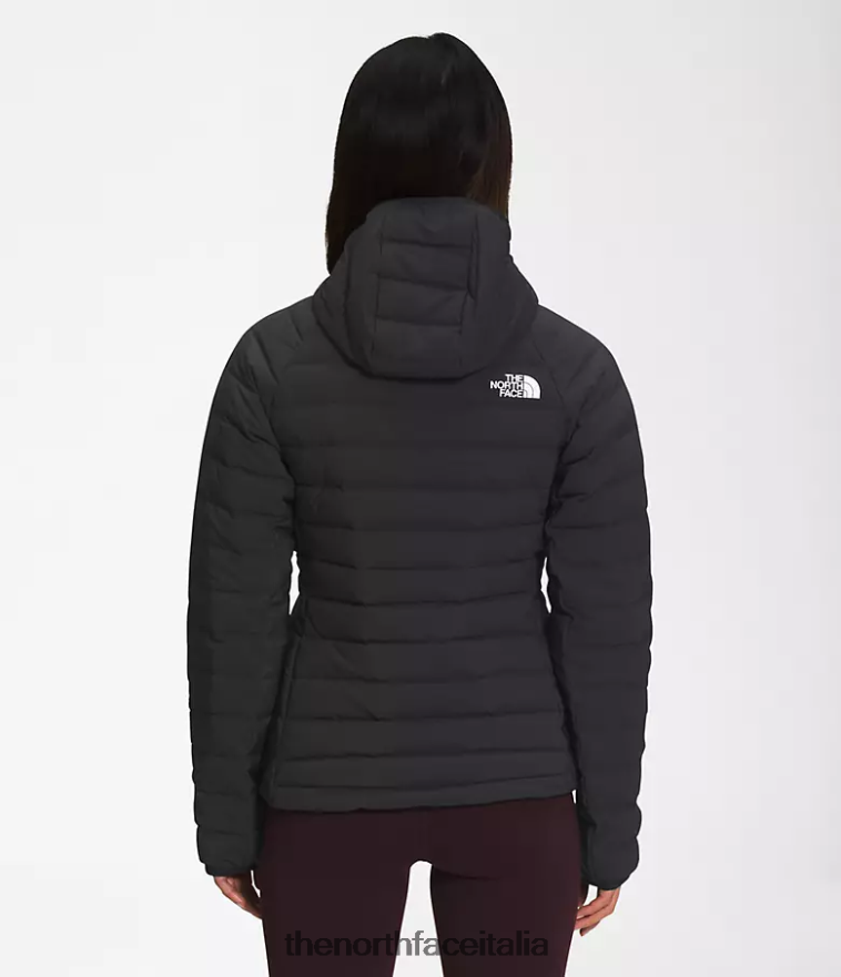 The North Face vestiario 460N8D671 grazie nero donne Felpa con cappuccio elasticizzata Belleview