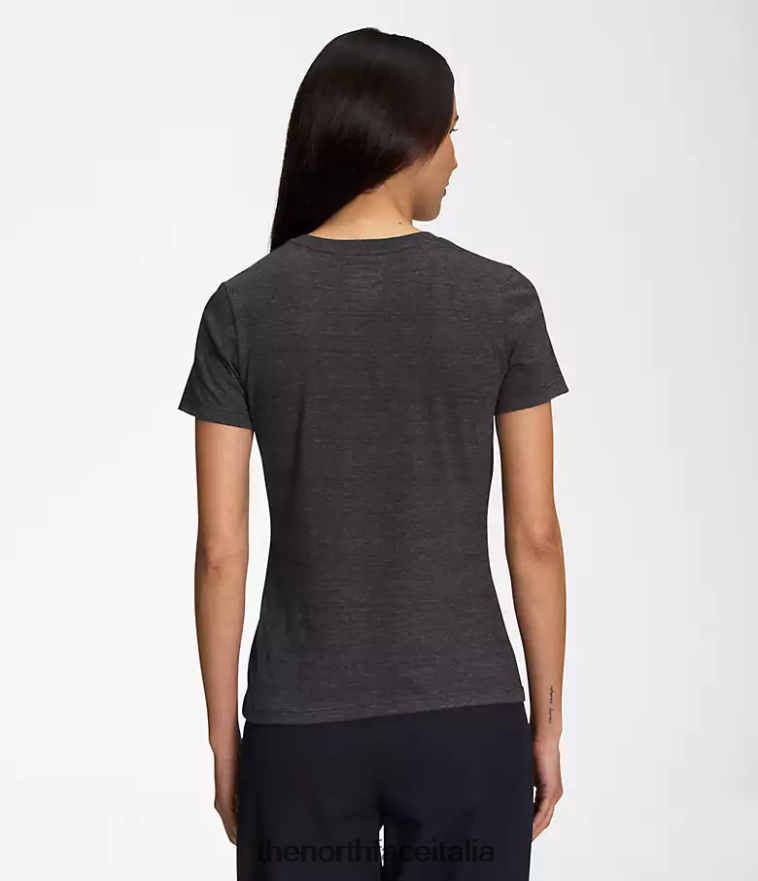 The North Face vestiario 460N8D1023 tnf/montreal donne T-shirt triblend a maniche corte con simbolo della città