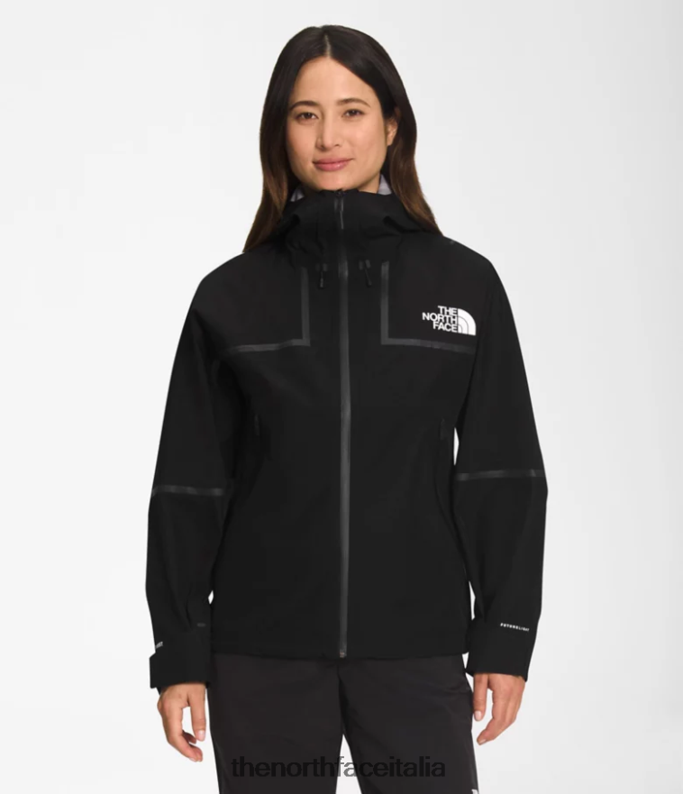 The North Face vestiario 460N8D1319 grazie nero donne prima giacca da montagna futurelight
